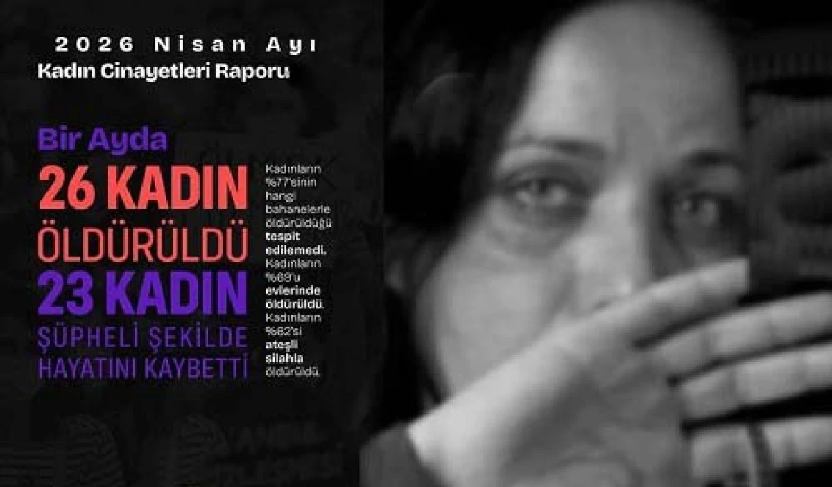 2026 Nisan ayında 26 kadın katledildi