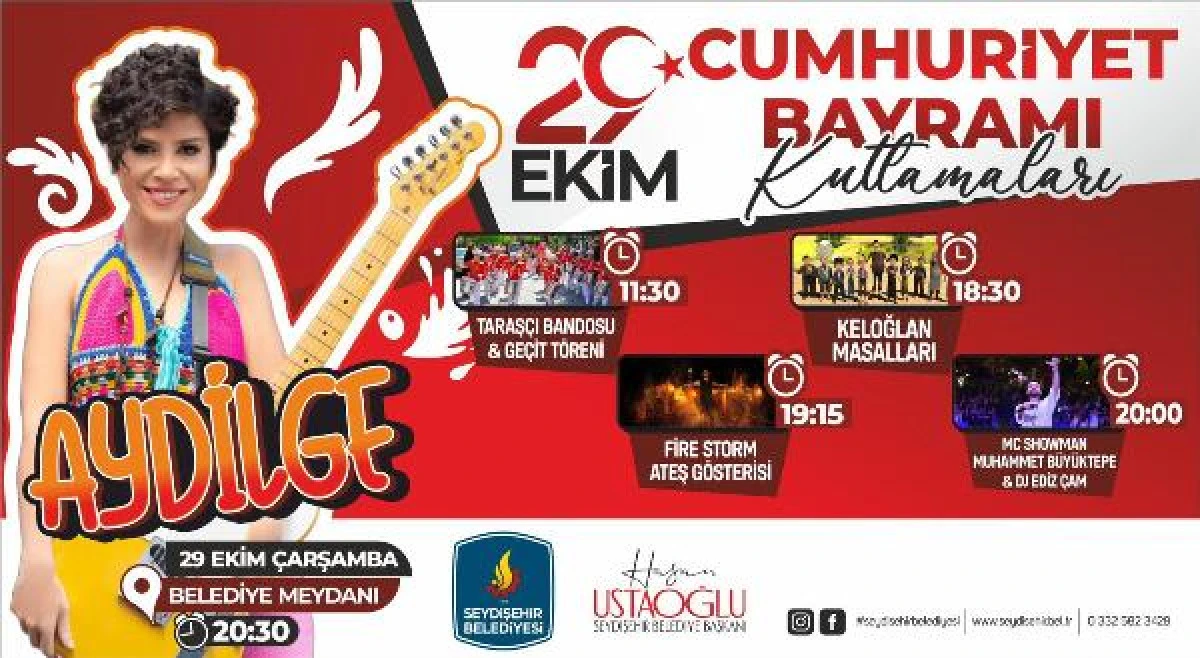 29 Ekim kutlama programına davet 