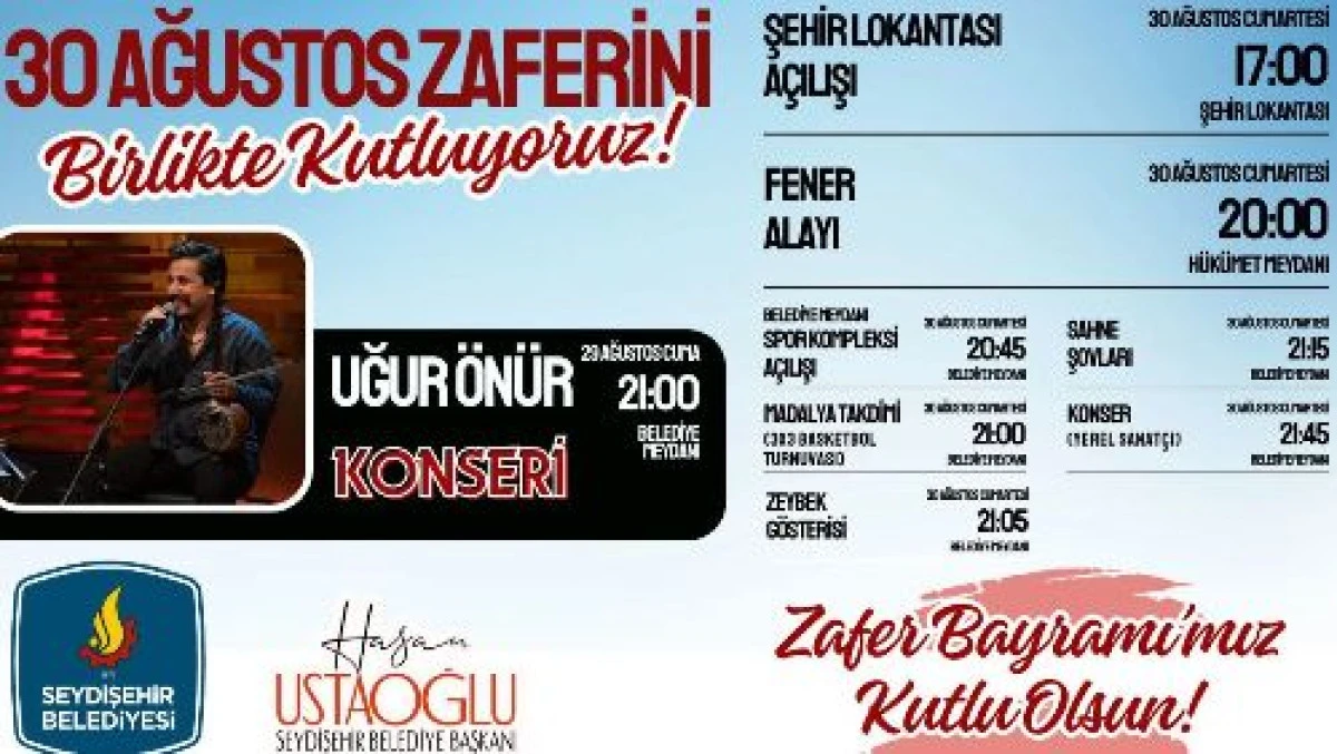 30 Ağustos zafer bayramı kutlama programı