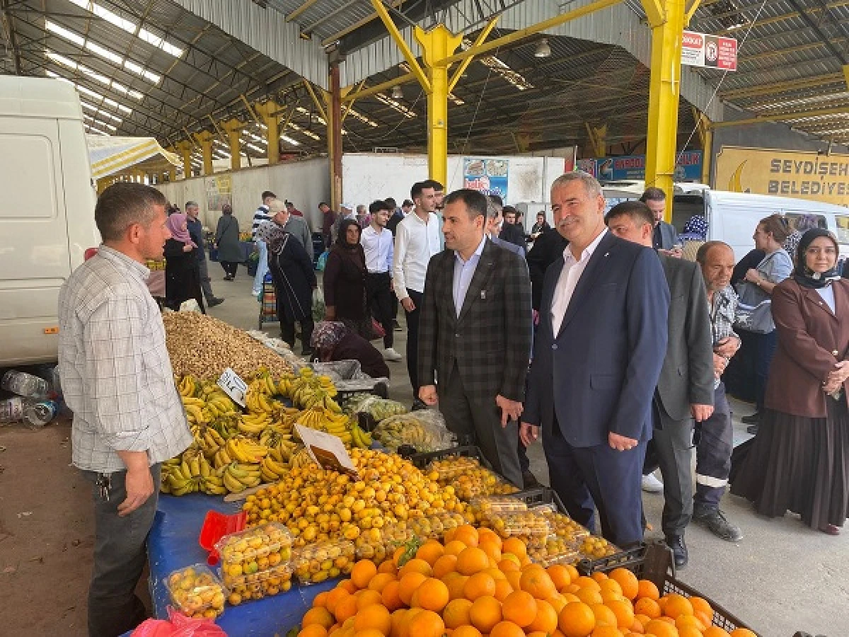 AK parti il başkanı Özgökçen Seydişehir’i ziyaret etti