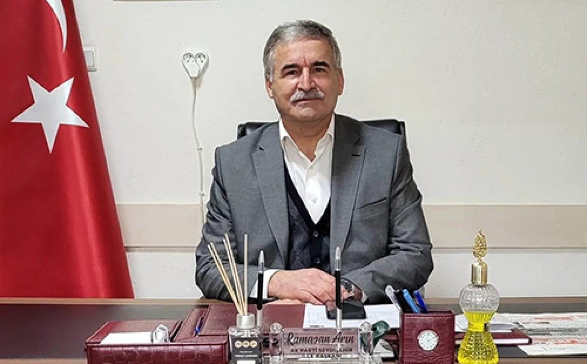 AK Parti il&ccedil;e başkanı Ramazan Arın'ın berat kandili mesajı 