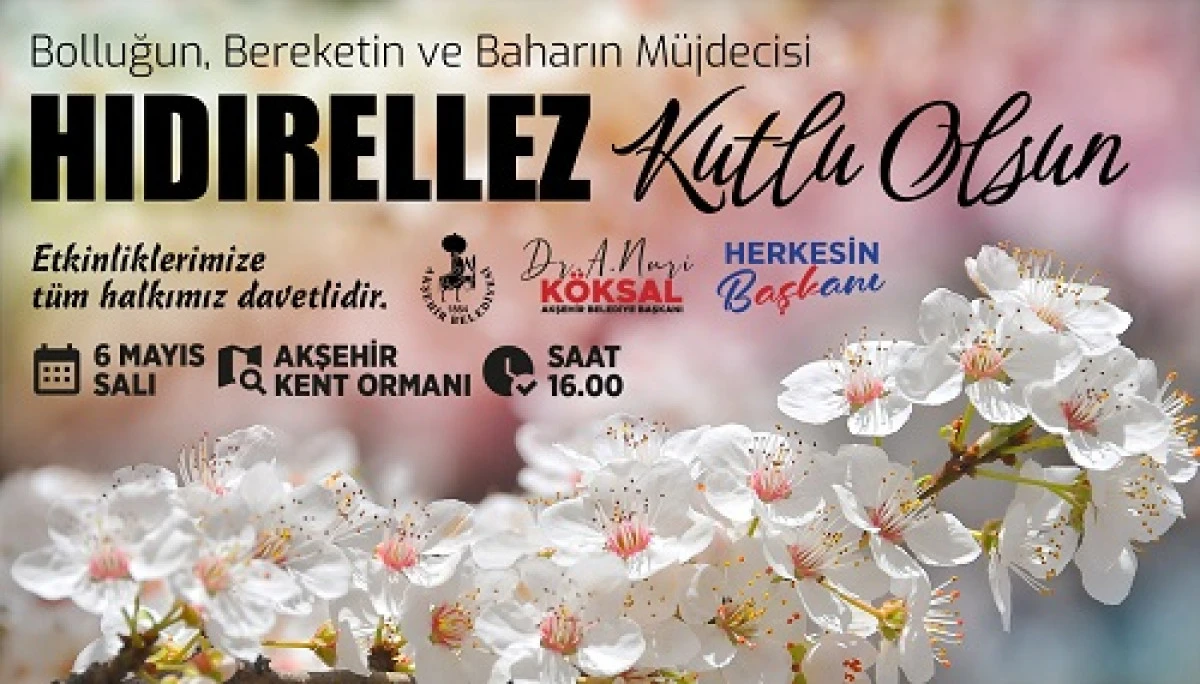 Akşehir’de Hıdırellez şenliklerine doğru