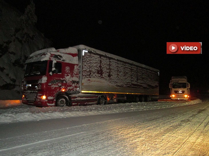 Seydişehir -Antalya yolu çekicilere kapatıldı