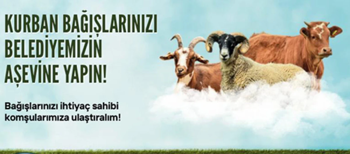 Belediye, kurban hisse bağış kampanyası başlattı 