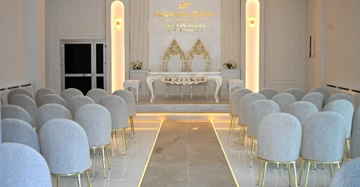 Belediye nikah salonu yenilendi
