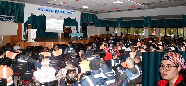 Belediye personeline aile i&ccedil;i ve kadına y&ouml;nelik şiddetle m&uuml;cadele eğitimi