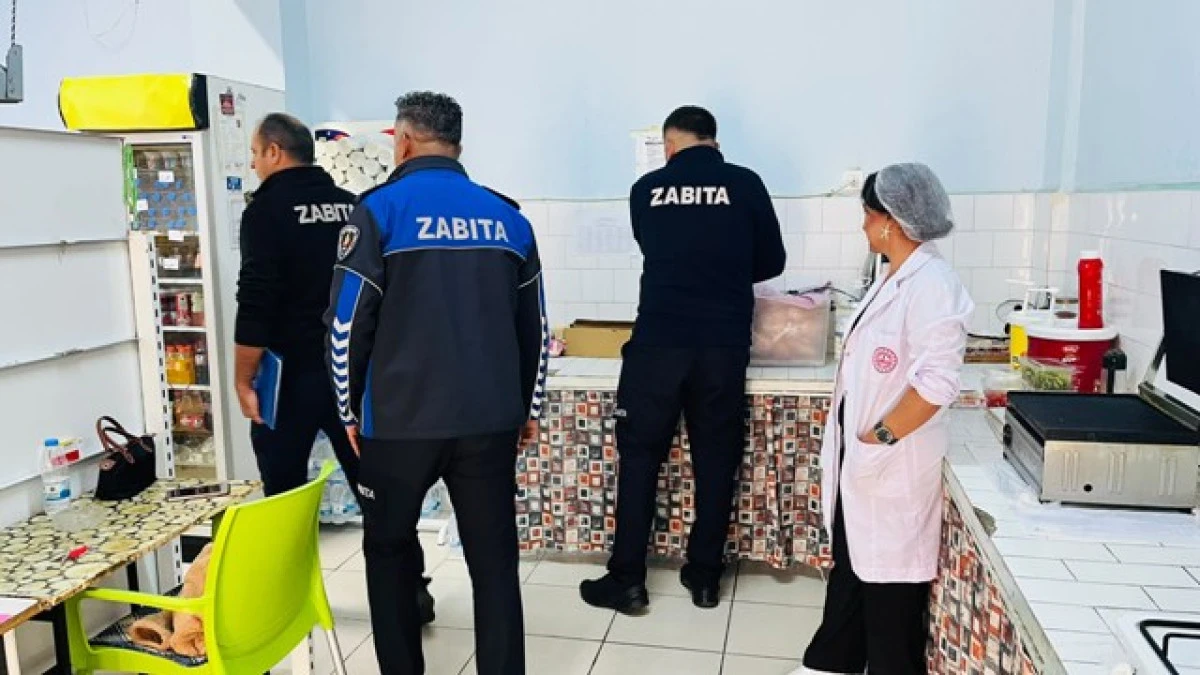 Belediye zabıta ekiplerinden okul kantinlerine denetim