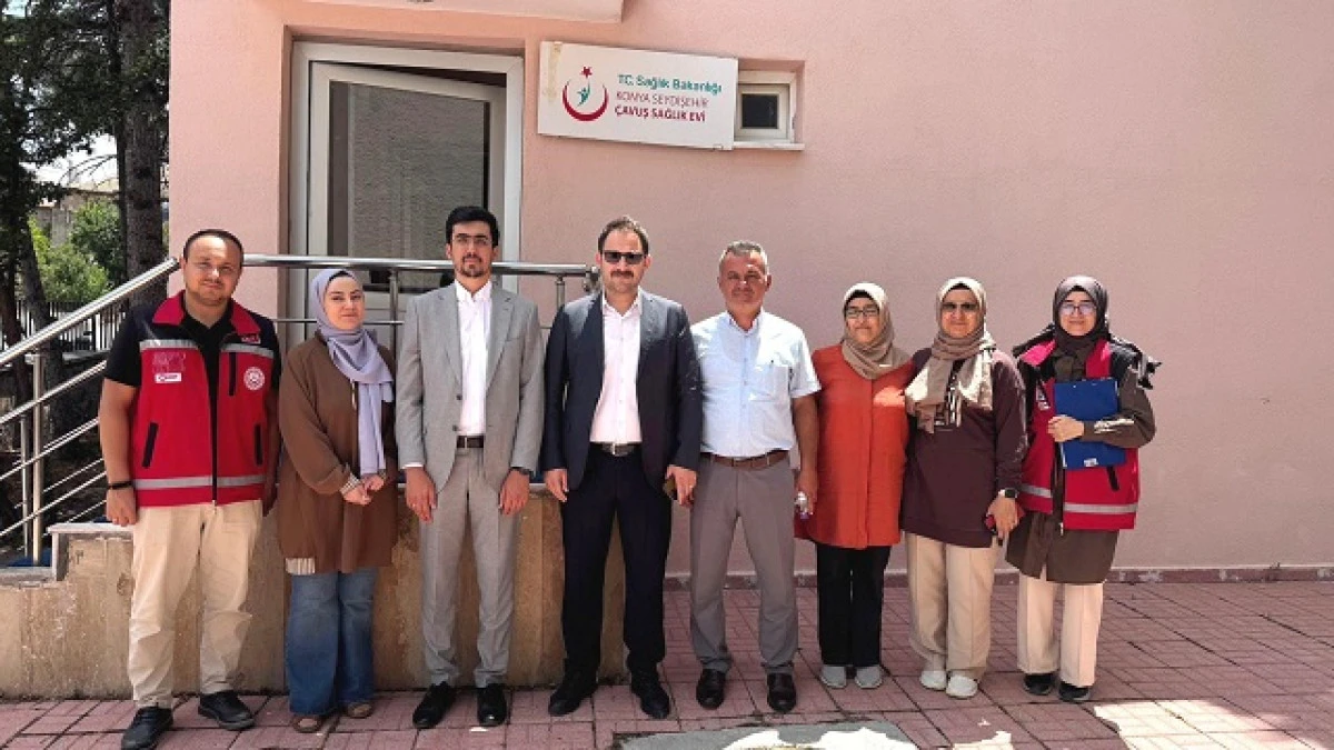 Çavuş mahallesinde sağlık için saha çalışması yapıldı