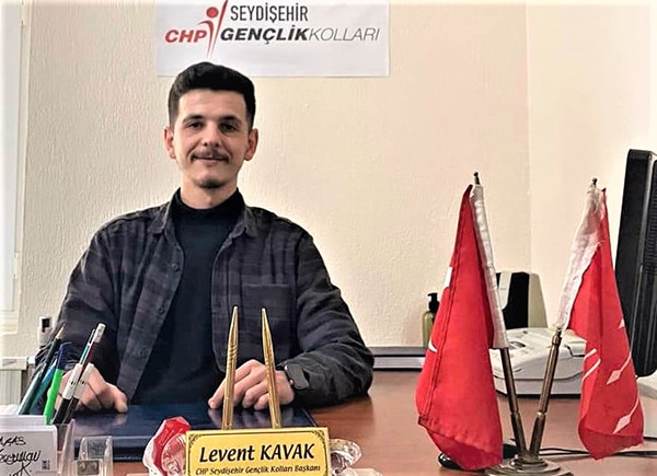 CHP Seydişehir gençlik kolları başkanı görevden ayrıldı