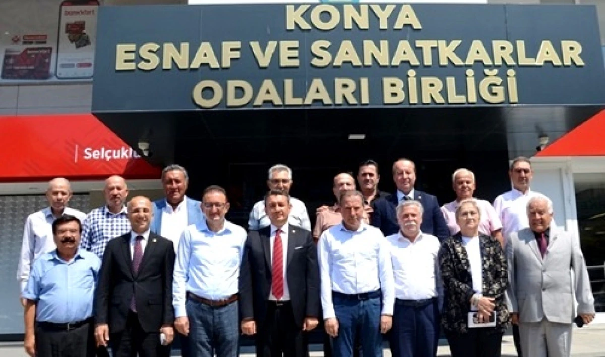 CHP’li Milletvekillerinden Konya’daki STK’lara ziyaret
