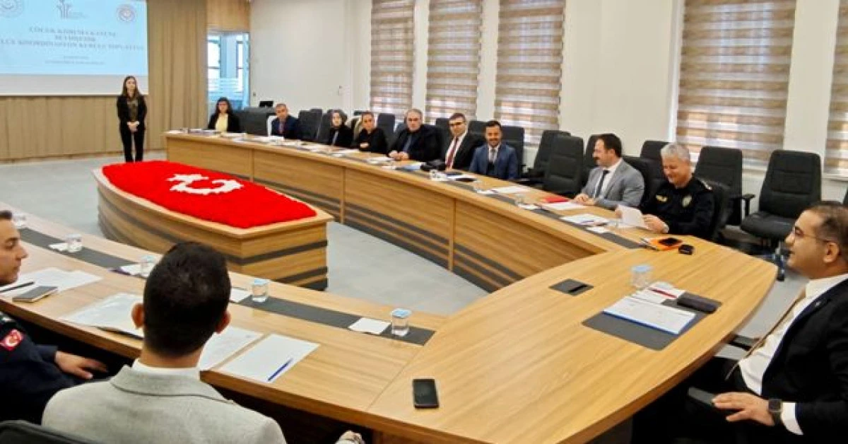 Çocuk koruma kanunu ilçe koordinasyon kurulu toplandı