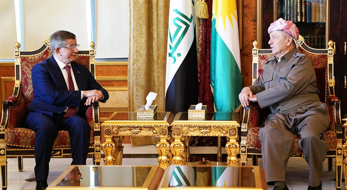 Davutoğlu, Barzani, Tarihi Telafer ziyareti gerçekleştirdi