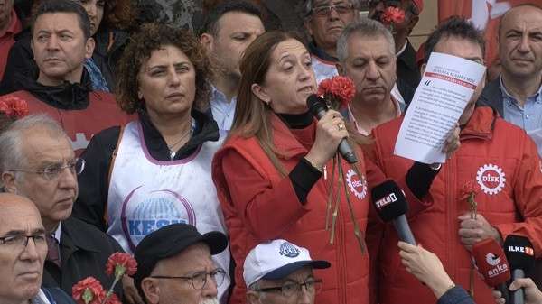 DİSK Başkanı Çerkezoğlu, herkesi taksim meydanına çağırdı