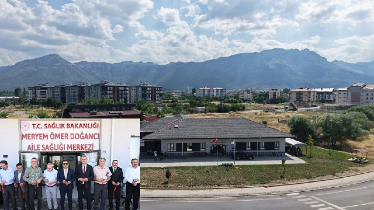 Doğancı aile sağlık merkezi ve Acil sağlık istasyonu hizmete a&ccedil;ıldı