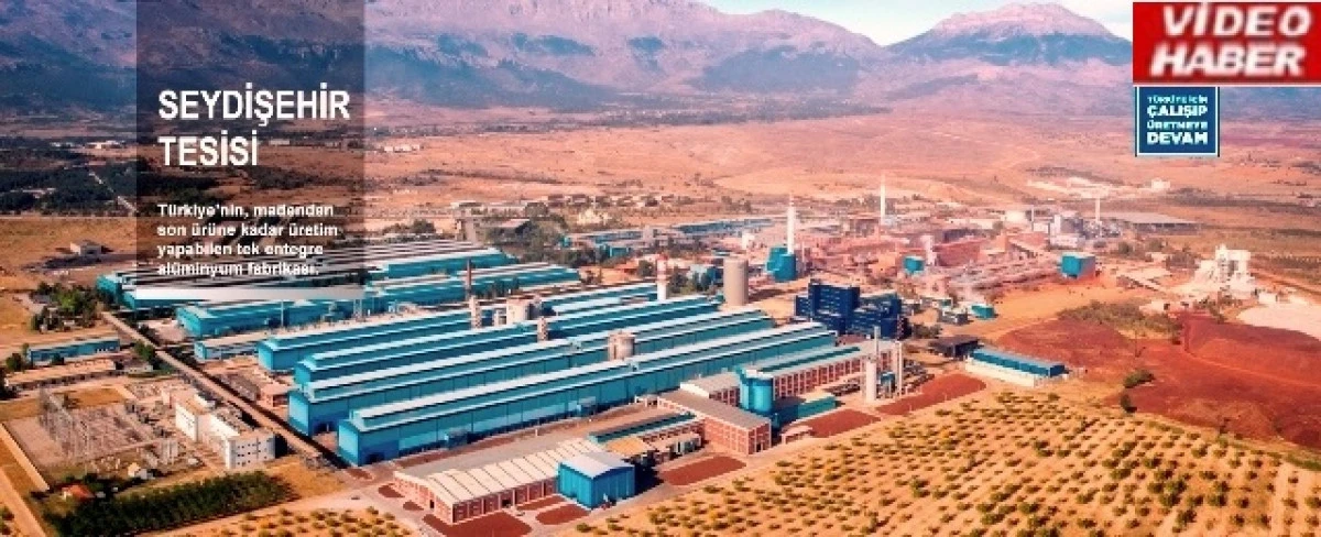 Eti Alüminyum fabrikasında, eğitim gören 200 öğrenci mezun oldu