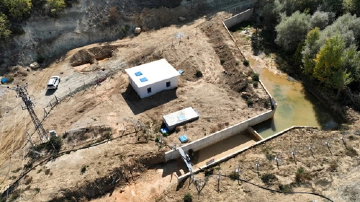 Ilgın Harmanyazı kapalı sistem sulama tesisi tamamlandı