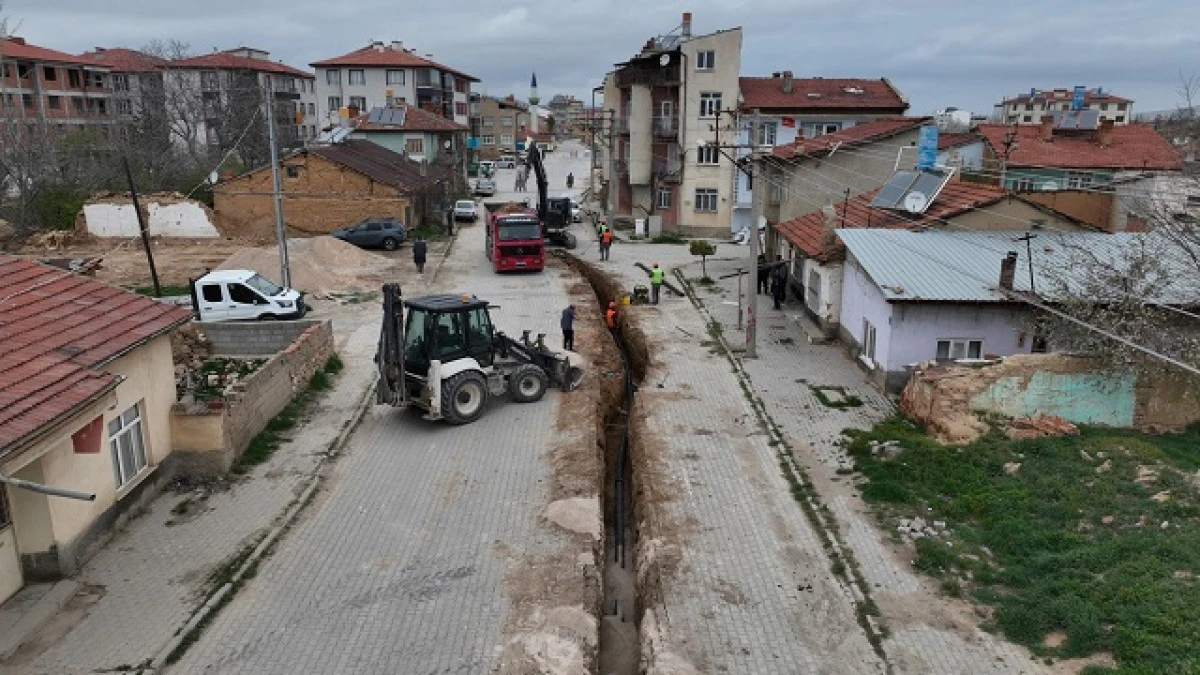 Ilgında içme suyu hatları yeniliyor