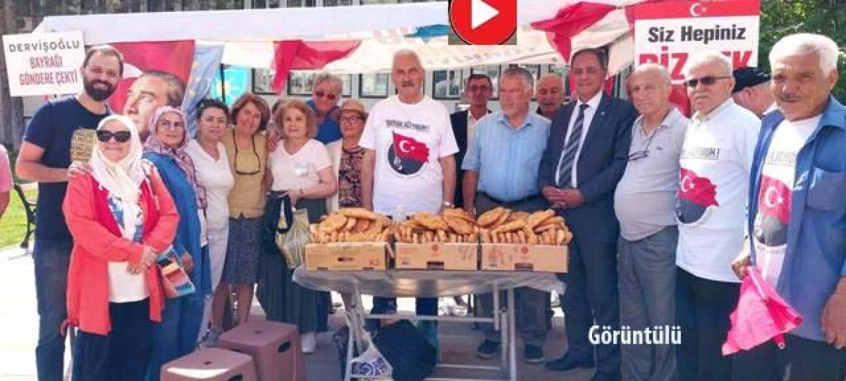 İYİ Parti Seydişehir&rsquo;den şehitler i&ccedil;in pişi ikramı