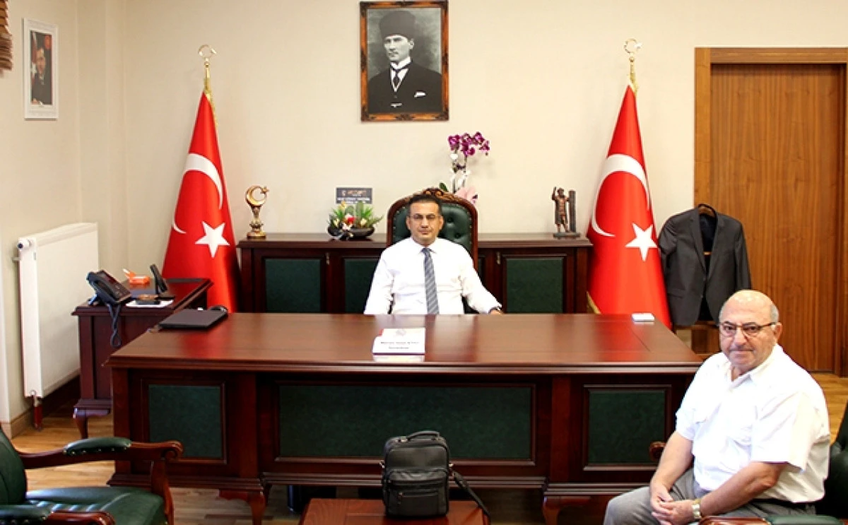 Kaymakam Mustafa Hamit Kıyıcıya hoş geldin ve hayırlı olsun ziyareti 
