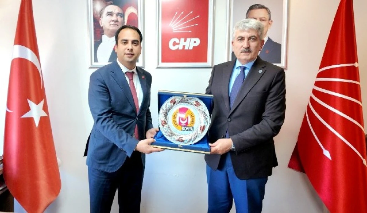KGC’ den, CHP Konya il Başkanı Türktaş’a hayırlı olsun ziyareti 