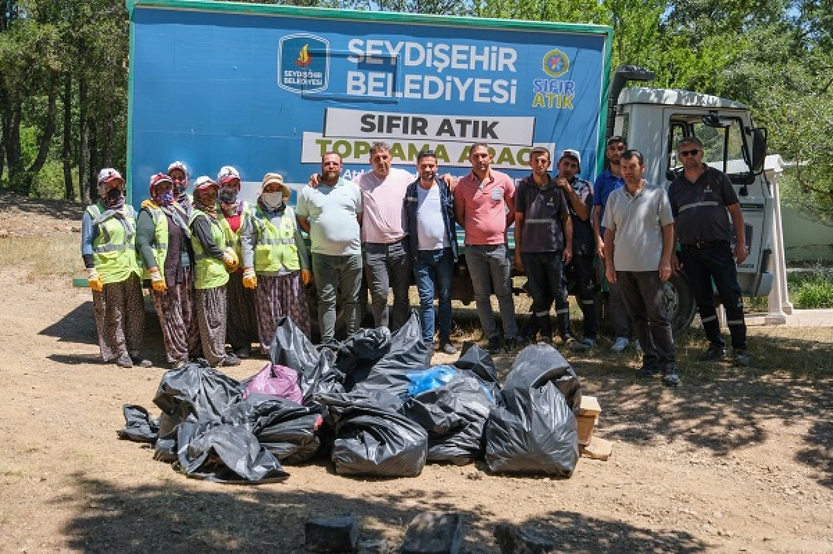 Kocakoru tabiat parkında çevre temizliği