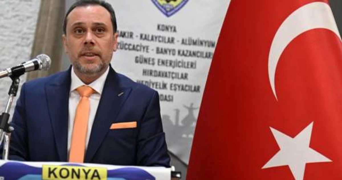 Konya bakırcılar Odasında, S&ouml;nmez g&uuml;ven tazeledi 