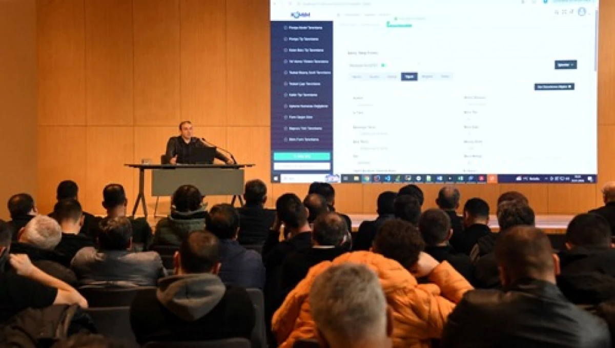 KOSKİ&rsquo;de yerli yazılım komim i&ccedil;in personele kapsamlı eğitim