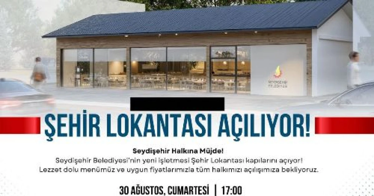Şehir lokantasında 3 çeşit yemek fiyatı belli oldu