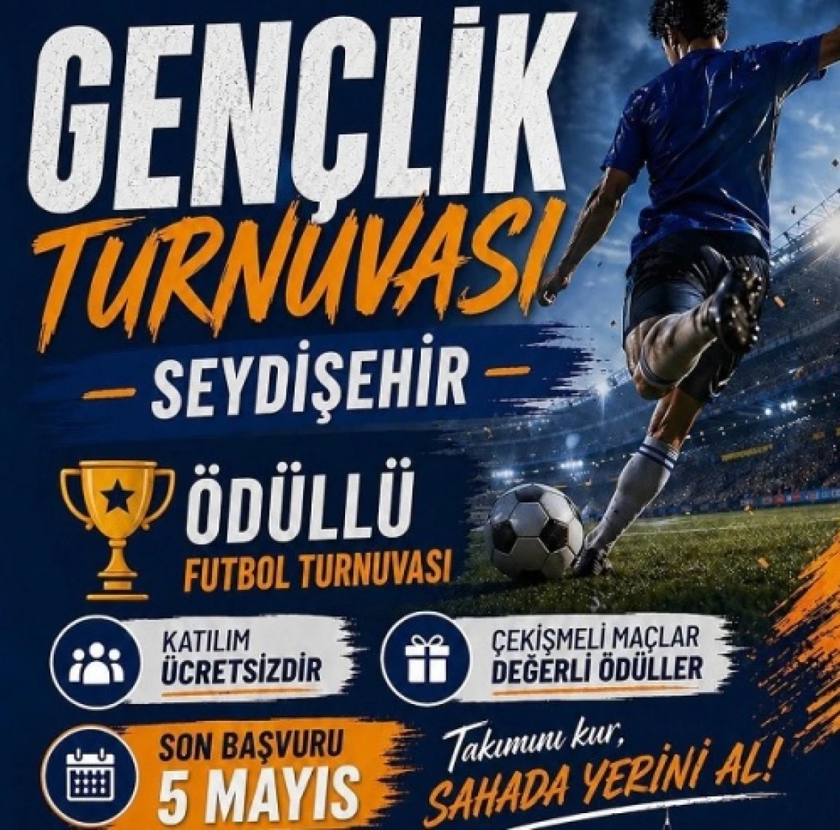Seydişehir Ak gen&ccedil;likten futbol turnuvası daveti