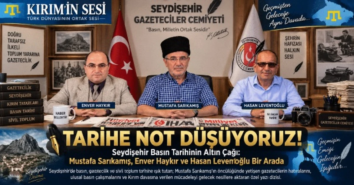 Seydişehir Basın Tarihinin Altın &Ccedil;ağı