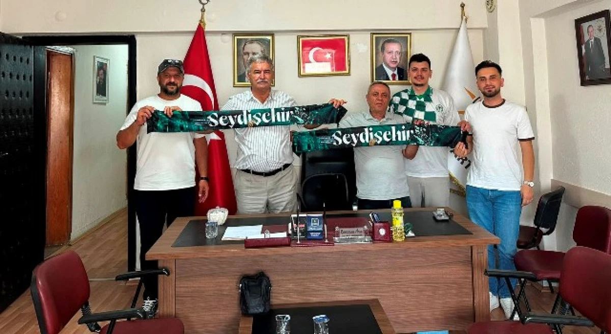 Seydişehir nal&ccedil;acılılar grubundan AK Parti&rsquo;ye ziyaret 