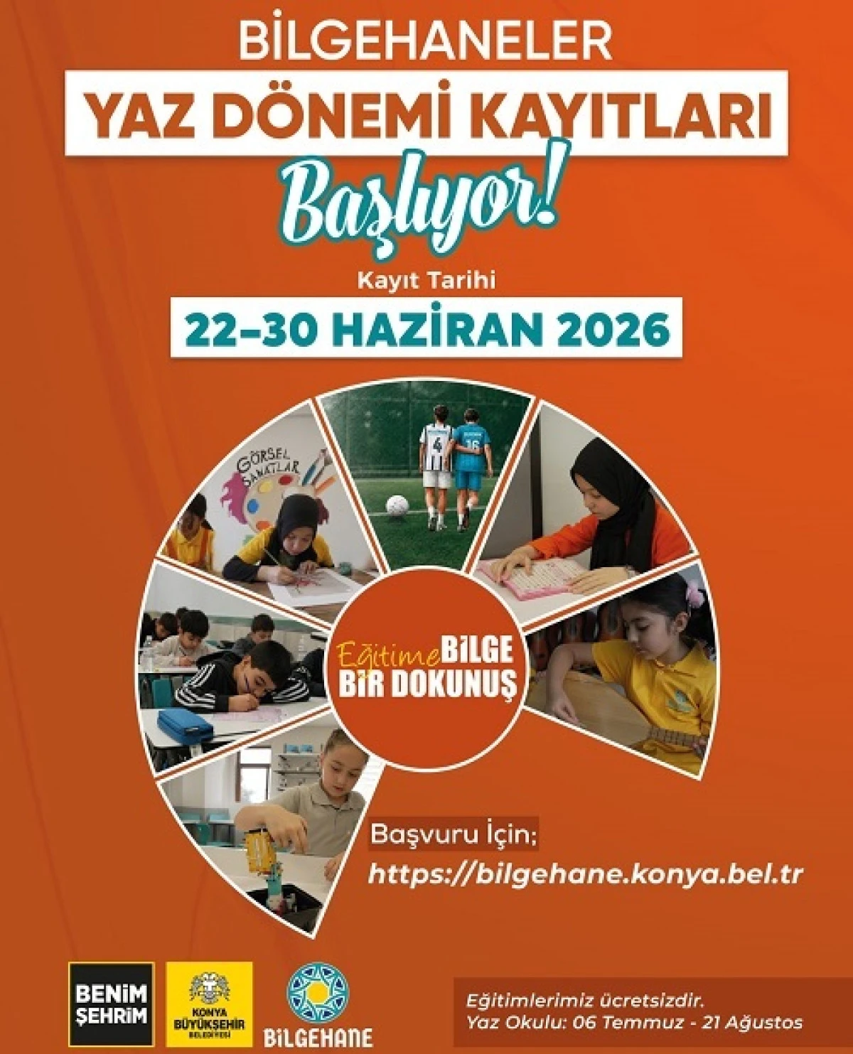 Seydişehir Seyyid Harun Veli Bilgehanede, yaz d&ouml;nemi" kayıtları başladı