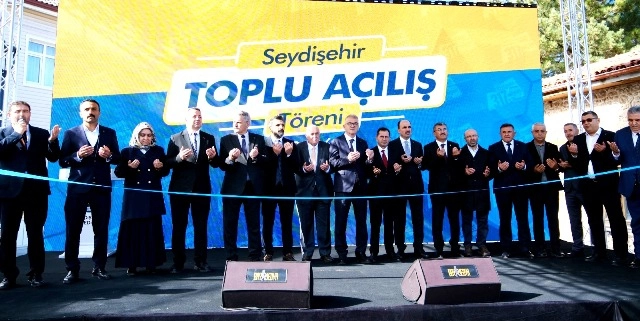 Seydişehir&rsquo;de 317 milyon TL&rsquo;lik 18 proje hizmete a&ccedil;ıldı