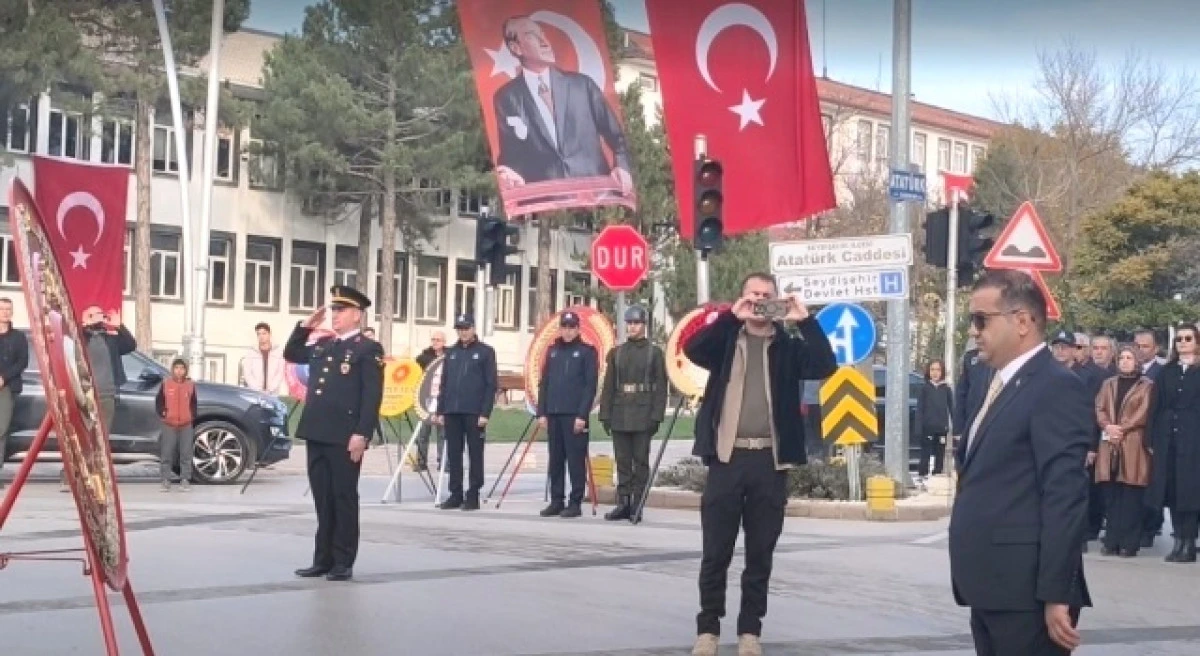 Seydişehir’de Atatürk, ölümünün 87. yılında saygıyla anıldı
