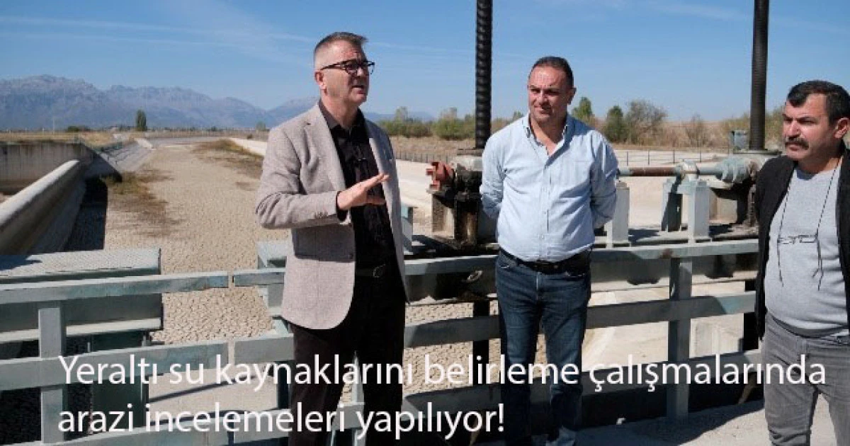 Seydişehir’de DSİ ve belediye’den ortak su kaynakları tespit çalışması