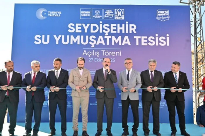 Seydişehir’de içme suyu arıtma ve yumuşatma tesisi hizmete açıldı