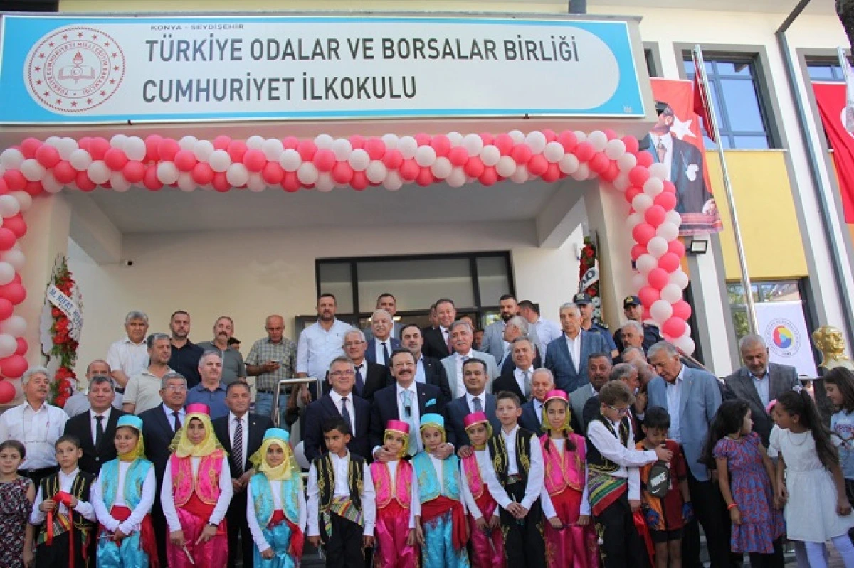 Seydişehir’de MEB ve TOBB işbirliği ile yapılan okul tamamlandı