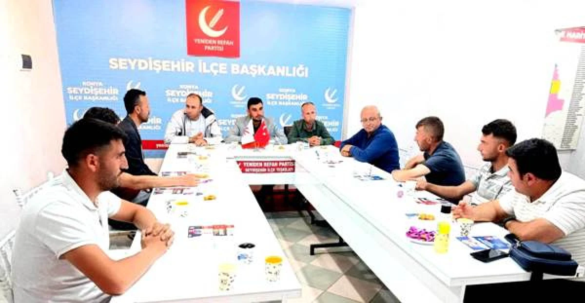 Yeniden Refah Partisi Seydişehir İl&ccedil;e teşkilatı ilk y&ouml;netim toplantısını ger&ccedil;ekleştirdi