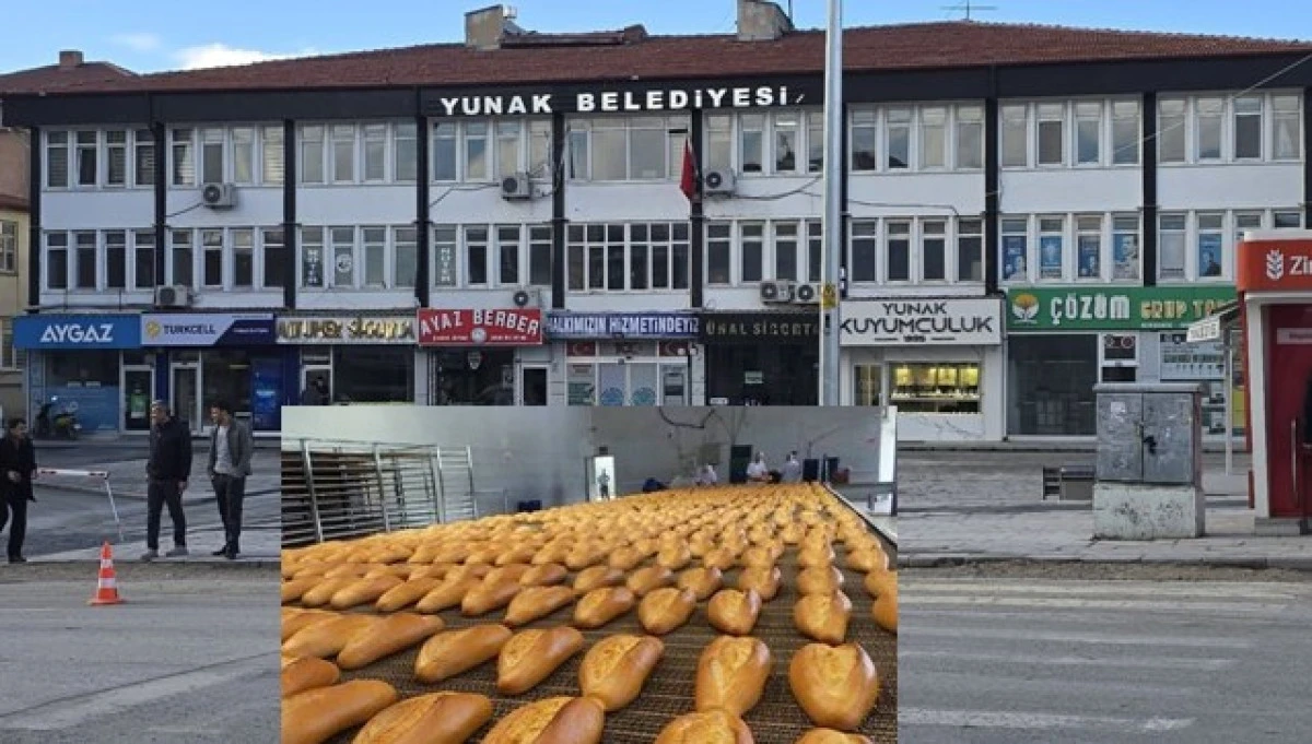Yunak belediyesinden ekmek fiyatına sosyal destek hamlesi
