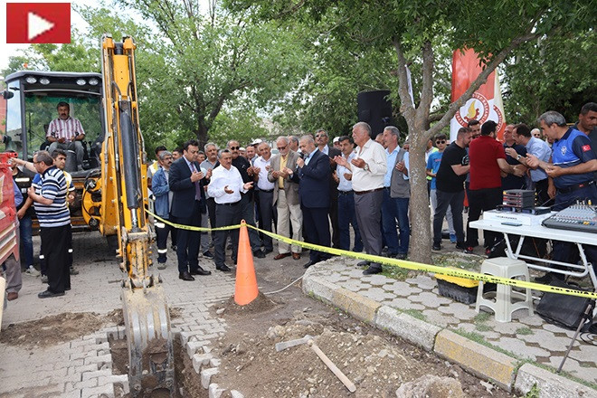 Kesecik mahallesinde doğal gaz çalışmaları başladı