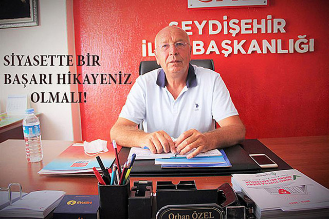 CHP ilçe başkanı Orhan Özel röportajı
